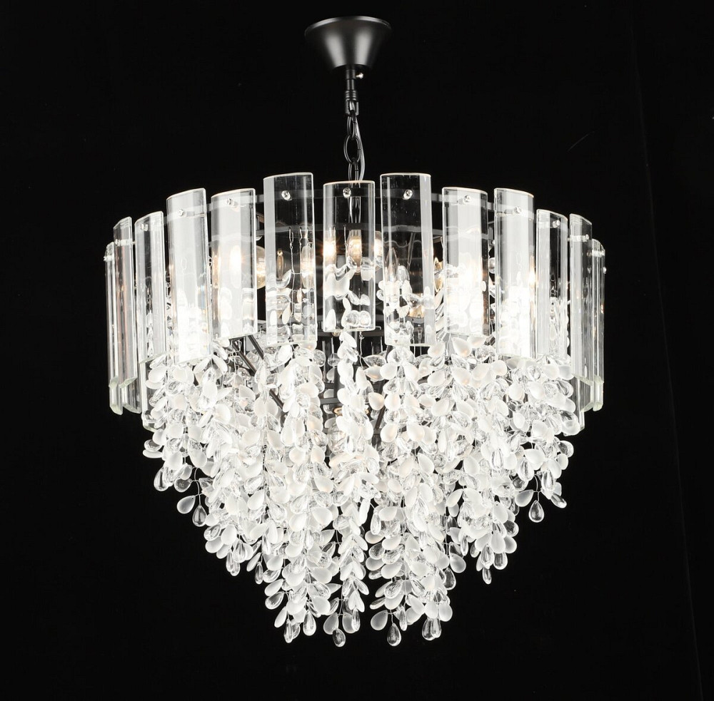 VALESO Люстра підвісна кришталева S2475/6, Чорний Коломия - фото 1