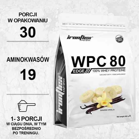 Протеїн Iron Flex WPC EDGE Instant 900g (White chocolate) Луцьк