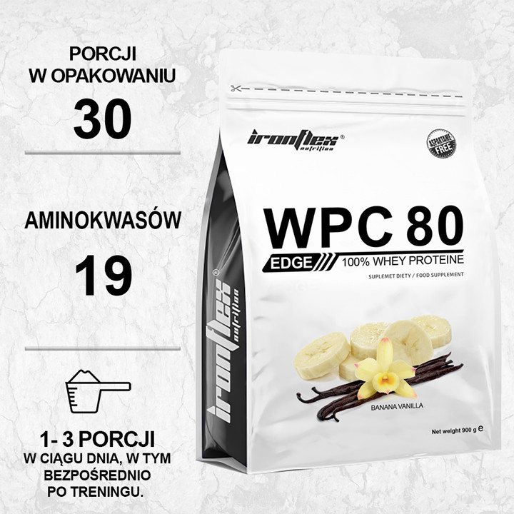 Протеин Iron Flex WPC EDGE Instant 900g (White chocolate) Луцк - изображение 3