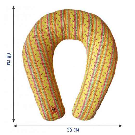 Подушка для кормления МС 110612-05 жёлтая Винница