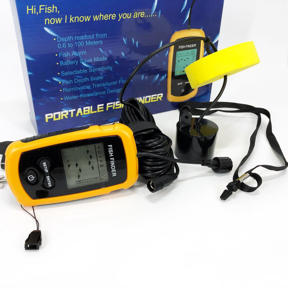 Эхолот портативный Fish Finder до 100м сонар портативный универсальный RO-38 Львов - изображение 1