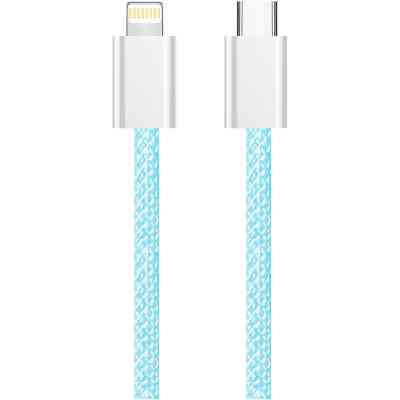 Дата кабель USB-C to Lightning 1.0m 27W blue ColorWay (CW-CBPDCL061-BL) Винница