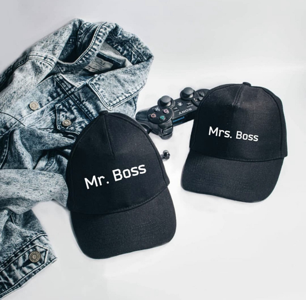 Парні кепки-бейсболки Mr. Boss/Mrs. Boss Чернівці - фото 1