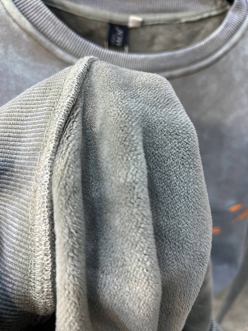 Костюм женский Joy One 24182 оверсайз свитшот с джоггерами вареный утепленный, серый, one size Киев - изображение 7