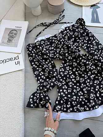 Женское стильное мини-платье  штапель, софт Черный, 44/46 Одесса