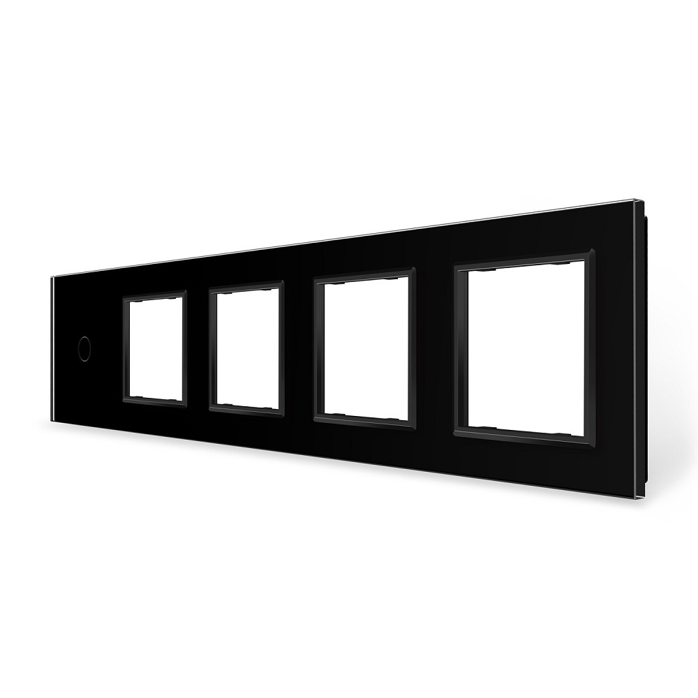 LIVOLO Рамка 5-постова для одного 1-сенсорного вимикача і чотирьох розеток (1-0-0-0-0) LIVOLO, Коломыя - изображение 1