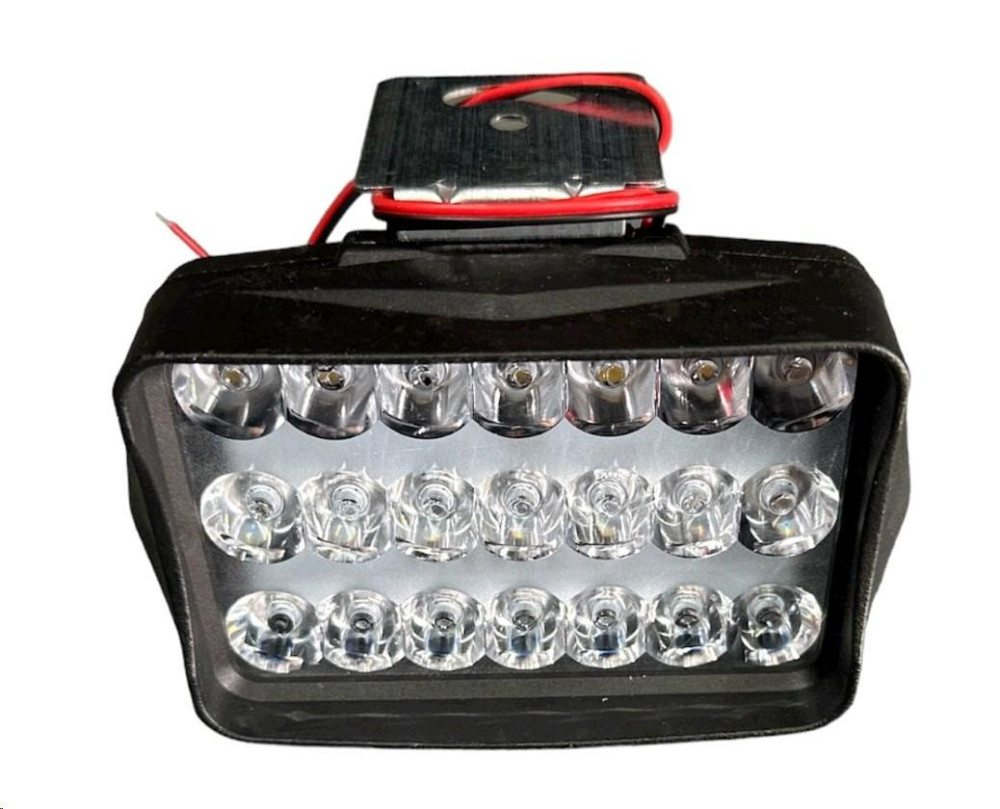 Фара дополнительного света LED L37-31,5W прямокутна 80*125*52мм FLOOD 12V DC 1,5W 21шт. 6000К IP67 3100 Lm Мукачево - изображение 1