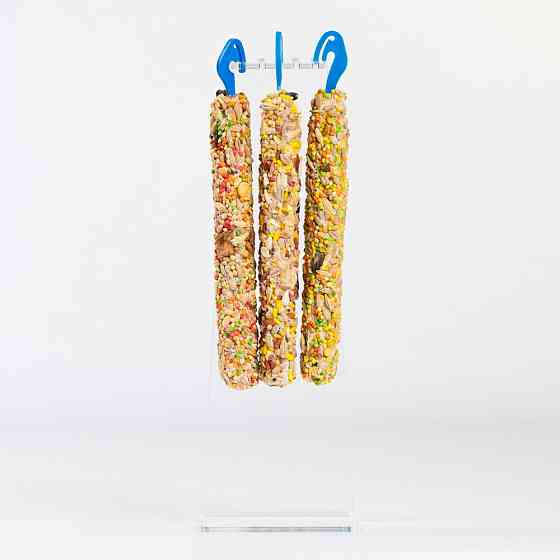 Ласощі для птиці Коктейль. Колосок «Мультифрукт. Горіховий. Цитрус» ласощі для середніх папуг 90 г, Природа Вінниця