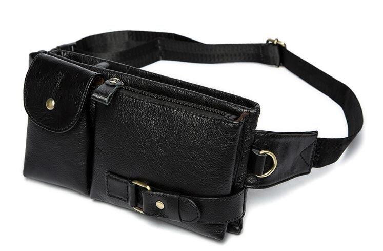 Сумка на пояс Vintage 14734 Чорна Київ - фото 4
