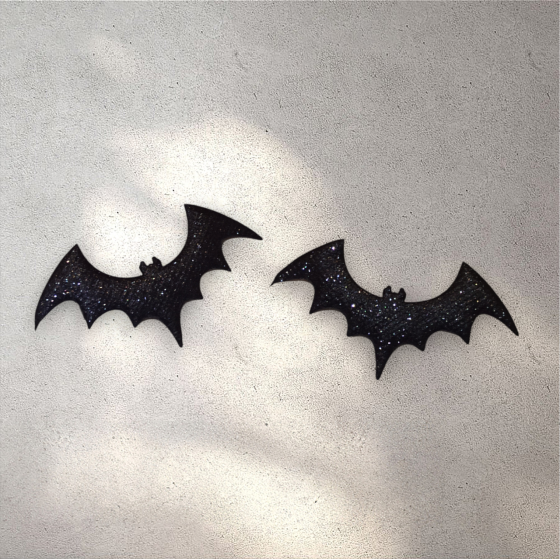 Набір 2 шпильки з кажаном для волосся на Хелловін чорний Київ