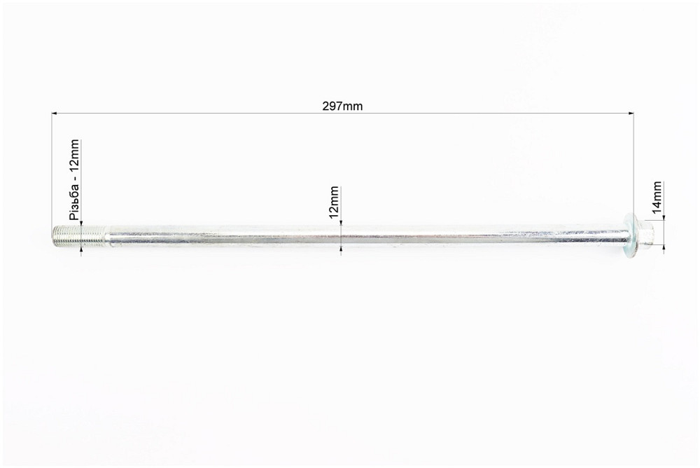 Вісь маятника d12mm; L297mm Київ - фото 2
