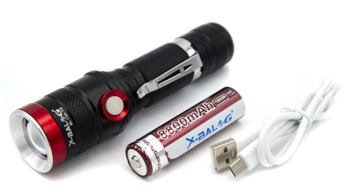 Ліхтарик ручний Bailong BL-736-T6 До 1000 Люмен, T6 LED діод, з функцією сигналу SOS 7968 Одеса - фото 2