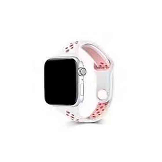 Ремінець для годинника Apple Watch Small Waist two colors 38/40/41mm White-Pink Киев