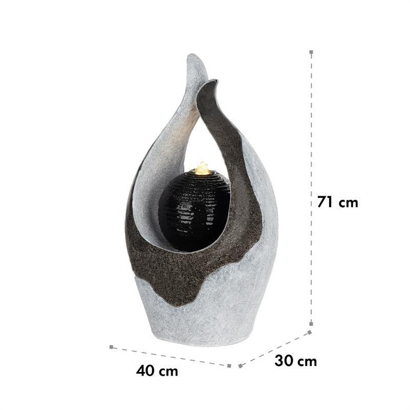 Садовый фонтан Noblino 7W Светодиодное освещение из полирезины (Германия, читать описание) Ровно - изображение 10