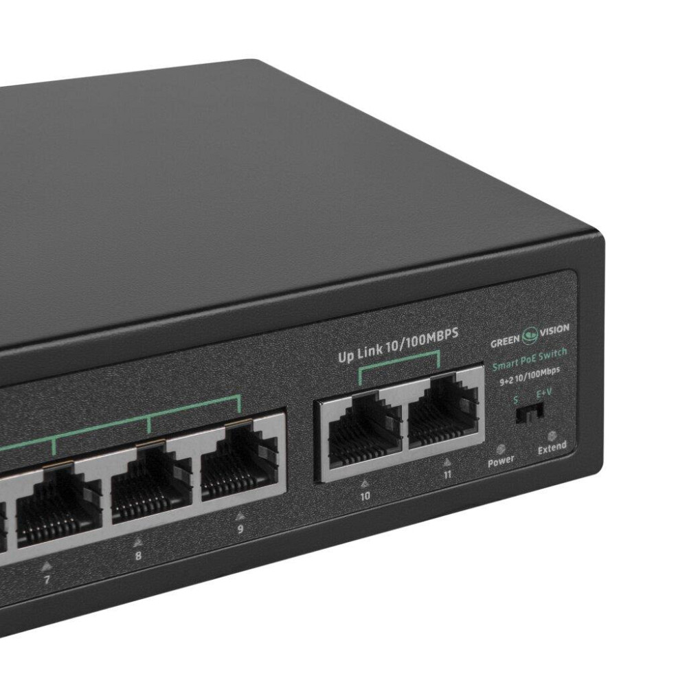 Комутатор мережевий POE GV-016-D-09+2P Київ - фото 5