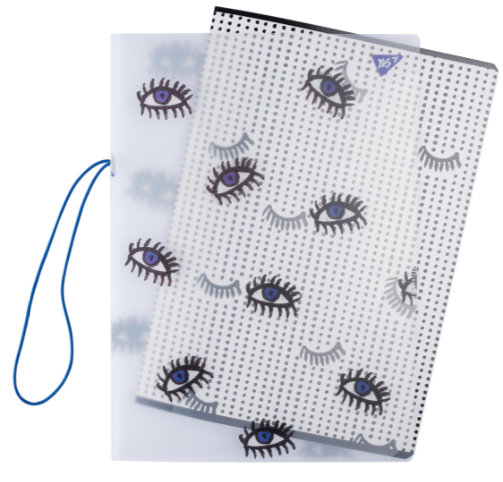 Зошит А4/48 кл. в пластиковій папці з малюнком 