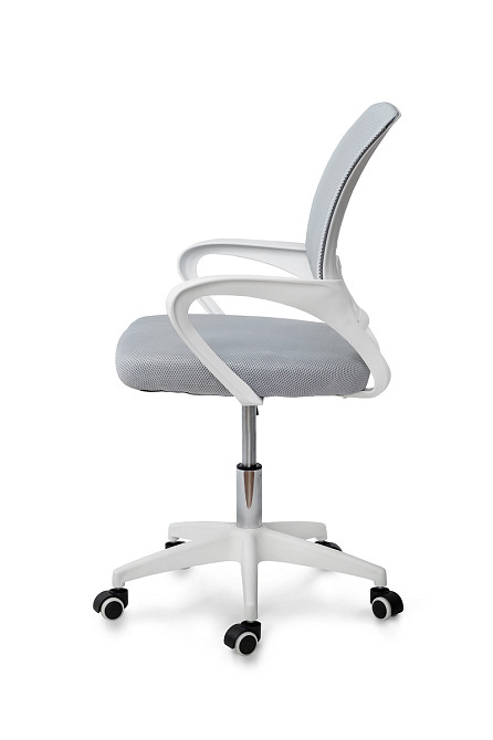 Стілець офісний Матрікс, білий/сірий Київ - фото 2