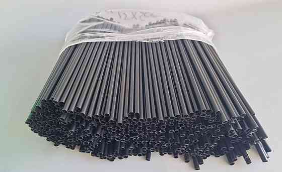 Трубочки широкі для напоїв d6,8 21см "Фрешка" чорна (500 шт) Харків