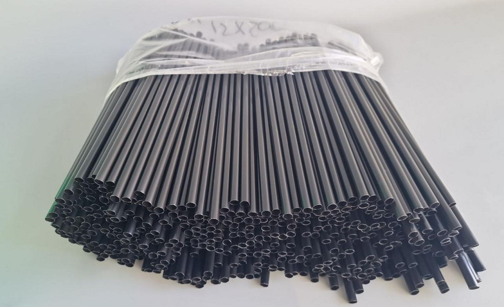 Трубочки широкі для напоїв d6,8 21см "Фрешка" чорна (500 шт) Харків - фото 2