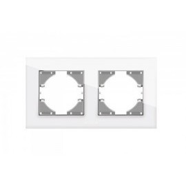 BINERA біле скло Рамка горизонтальна 2-а Videx Житомир - фото 1