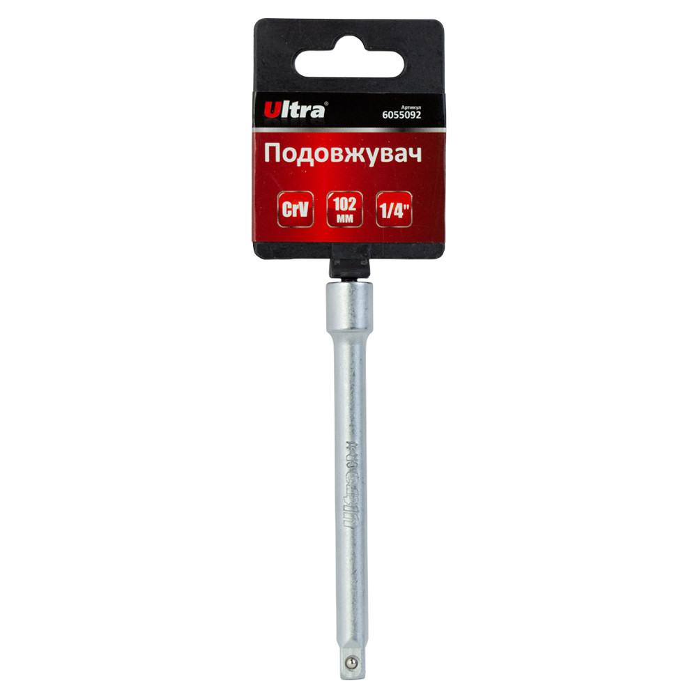 Ultra Удлинитель 1/4" 102мм CrV ULTRA (6055092) Коломыя - изображение 2