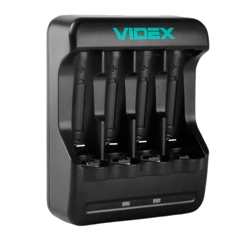 Зарядний пристрій для акумуляторних батарейок VCH-N401 Videx Житомир