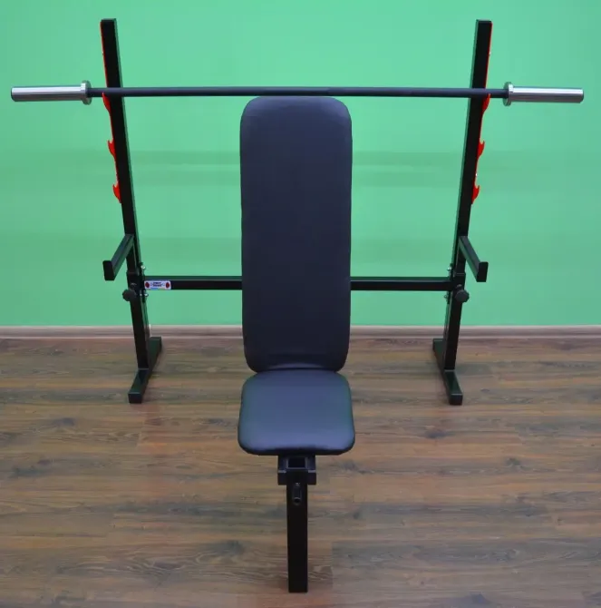 Скамья для жима со страховкой Стандарт олимпийский Стойки, скамьи для жима и приседаний регулируемая Киев - изображение 4