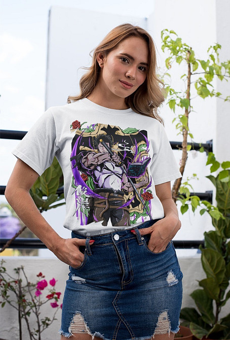 Футболка з аніме принтом Чорна конюшина оверсайз (S/M/L) Чорний AnimeJ0478 Дніпро - фото 4