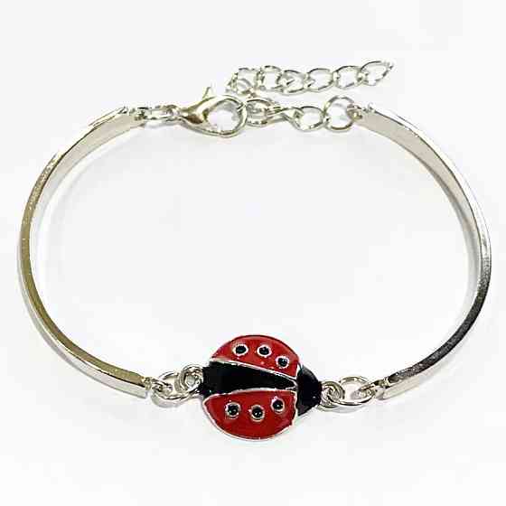 Набор бижутерии детский (серьги, браслет, кулон) - цинковый сплав, пластик Киев