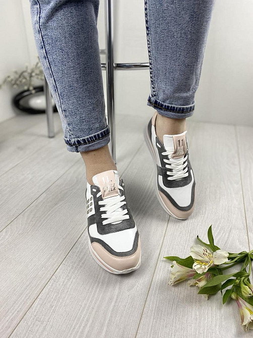 EMELI Кросівки жіночі EMELI 821/5 комбінований (весна-осінь, шкіра натуральна) (2707) лише 38р. Коломия - фото 6