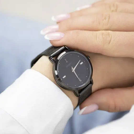 Жіночий наручний годинник Skmei 1528 (Чорний) Вінниця - фото 6