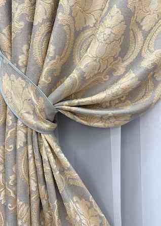 Шторная ткань, лен, коллекция 