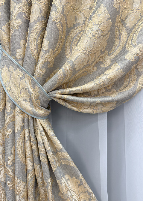 Шторная ткань, лен, коллекция 