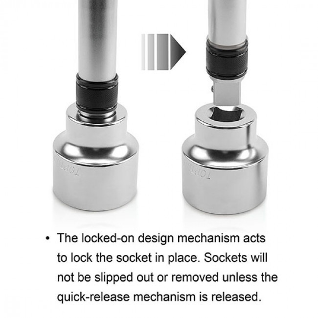 Підовжувач 3/4", 100 мм з фіксацією CABA2404 Toptul Вінниця - фото 2