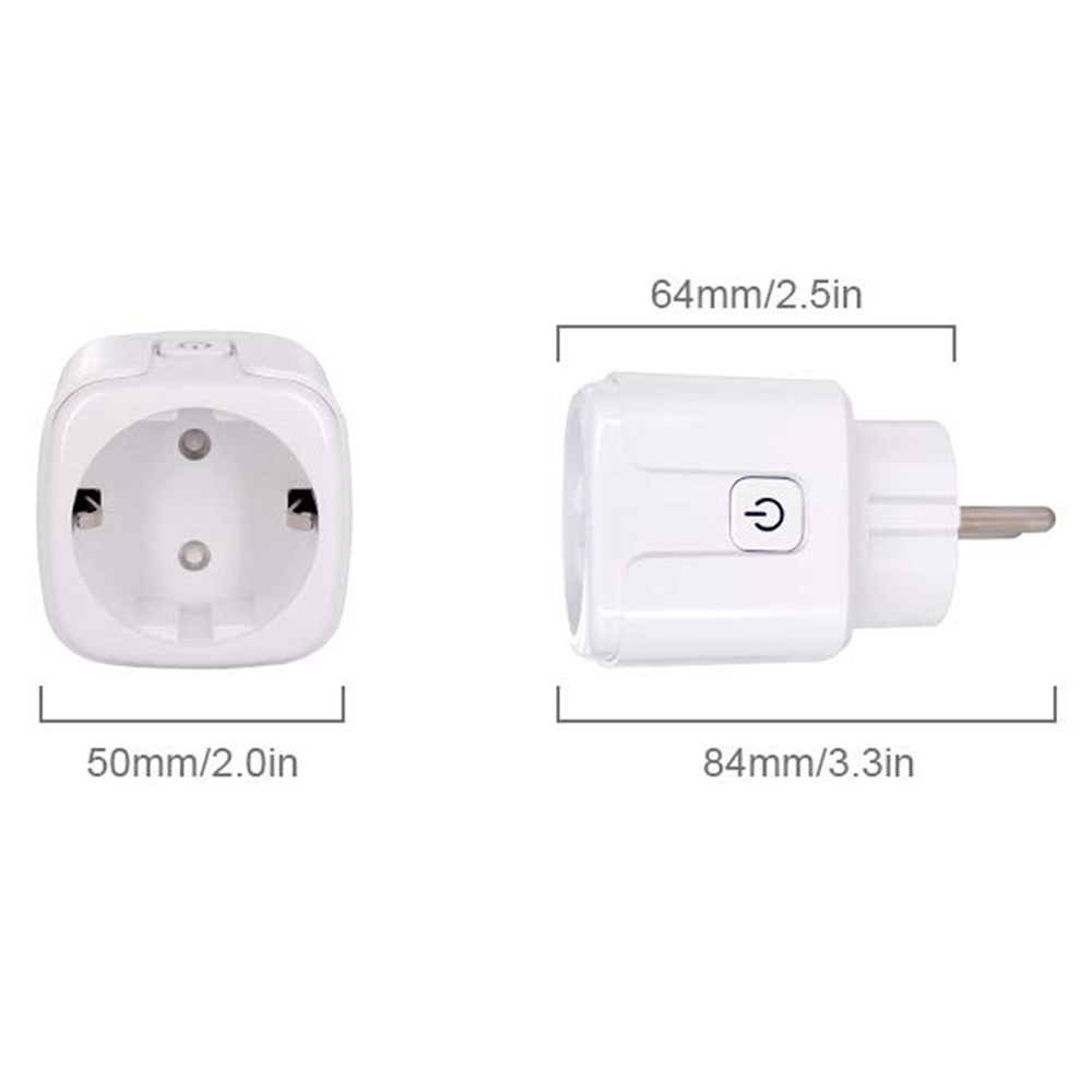 Розумна WiFi розетка 20А з лічильником електроенергії 4400Вт, Tuya Smart / Розетка з таймером та вимикачем Київ - фото 9