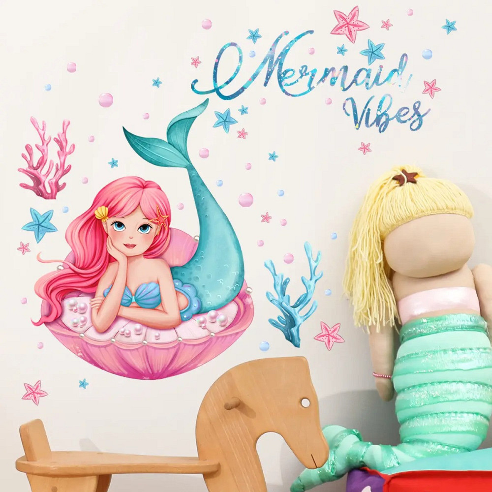 Наклейка интерьерная виниловая в детскую комнату на стену 