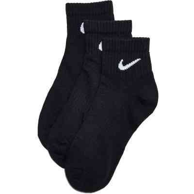 Шкарпетки Nike U NK EVERYDAY LTWT ANKLE 3PR SX7677-010 34-38 3 пари Чорні (888407237423) Вінниця