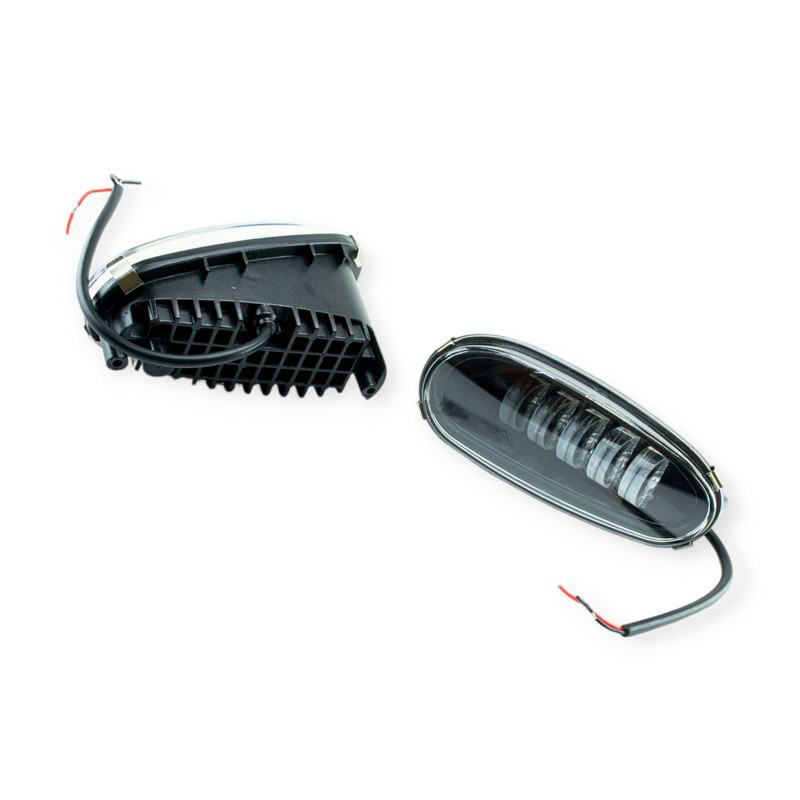 Фара Ланос LED 50W 5 діодів металевий корпус (к-кт 2 шт) Megalight протитуманна Мукачево - фото 1