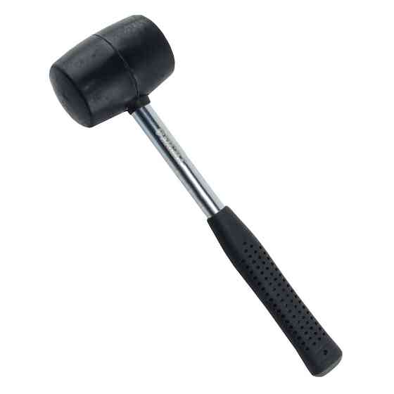 Sigma Киянка резиновая чёрная 340г металлическая обрезиненная рукоятка SIGMA (4317471) Коломыя