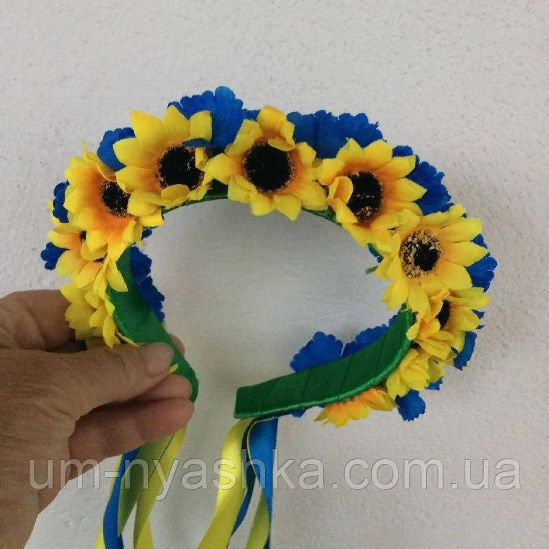 Віночок український зі стрічками Ободок украинский Кривий Ріг - фото 1