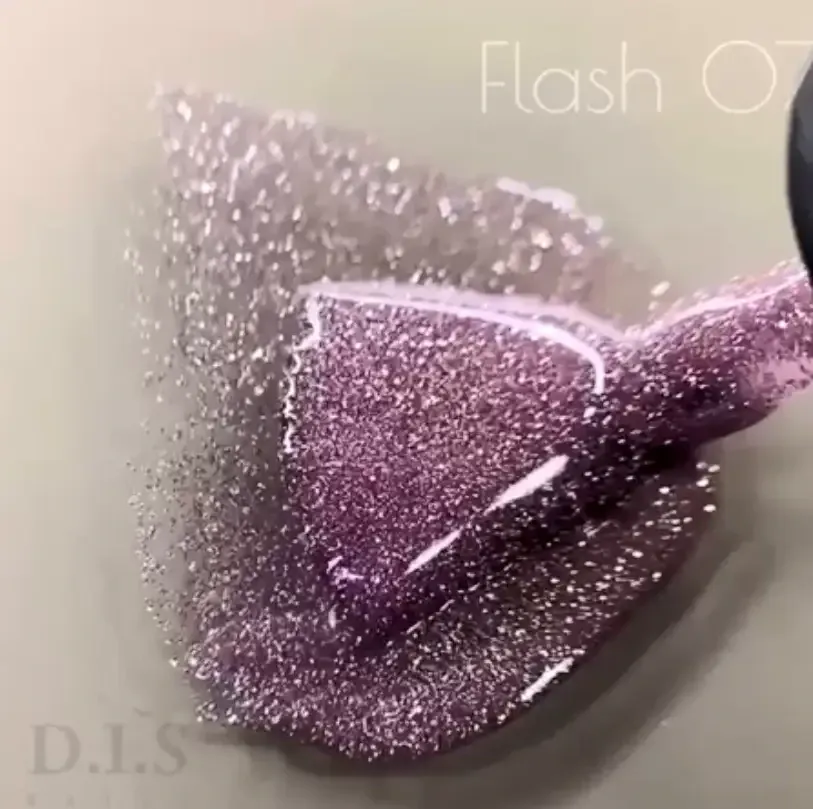 Светоотражающий гель лак Dis Nails Flash 7.5 мл Киев - изображение 1