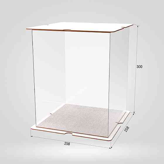 Коробка для тортів, квітів та подарунків EKOSTAR 230х230х300 Київ