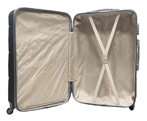 Валіза пластикова MILANO BAG 147 велика 75 см чорна Київ