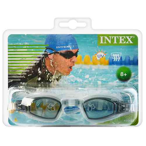 Очки для плавания детские Intex черные Бровары