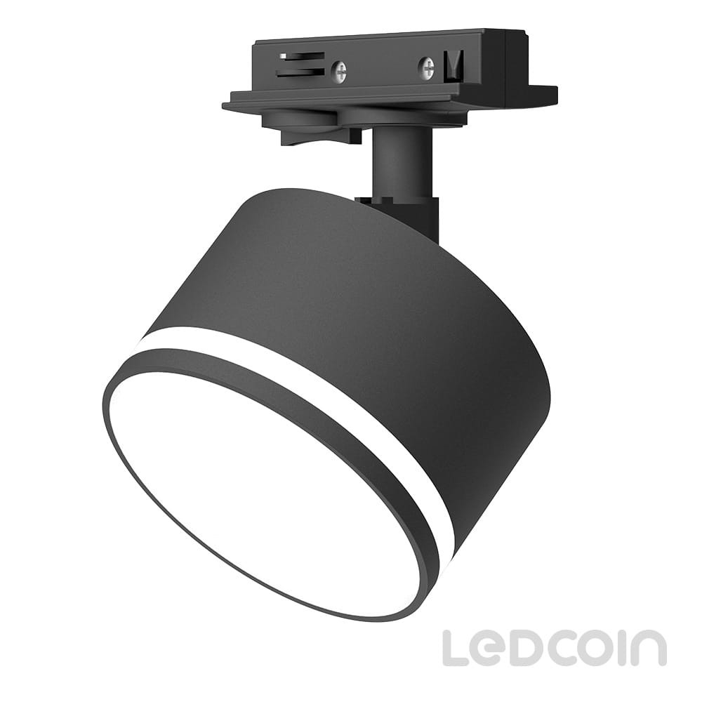 Трековий світильник Ledcoin ML436 Mero під лампу GX53 чорний Харків - фото 2