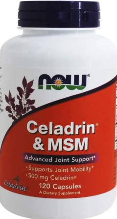 Целадрин и МСМ Now Foods Celadrin & MSM 120 капс Киев