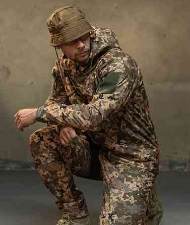 Демисезонный тактический костюм Cофтшел Softshell Rocket НП4862 (Пиксель) M Киев