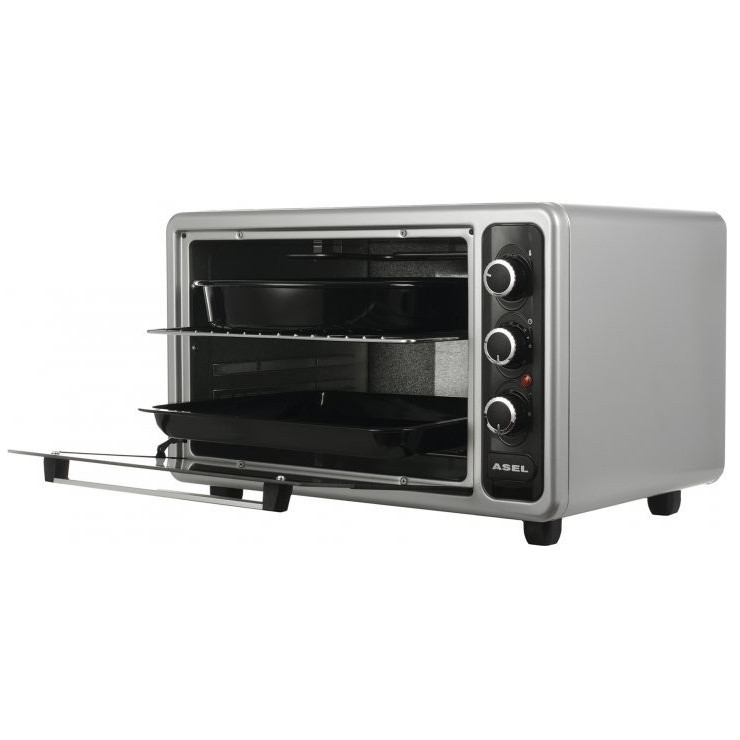 Многофункциональная печь с антипригарным покрытием ASEL, Печь-духовка для готовки PM-33 Львов - изображение 1