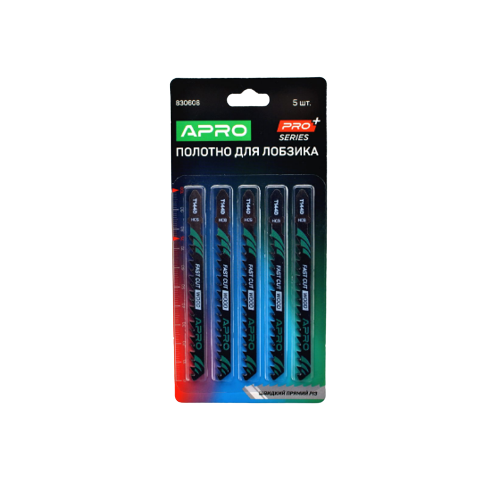 Полотно для лобзика по дереву 100/75мм 4 мм-6TPI швидкий прямий різ APRO T144D Житомир