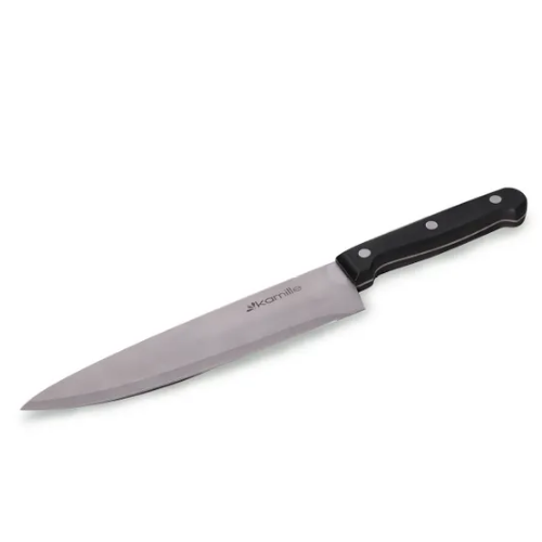 Ніж Шеф-кухар лезо 20см/ручка 12см нержавіюча сталь з бакеліт.ручкою 5108 KAMILLE Житомир - фото 2